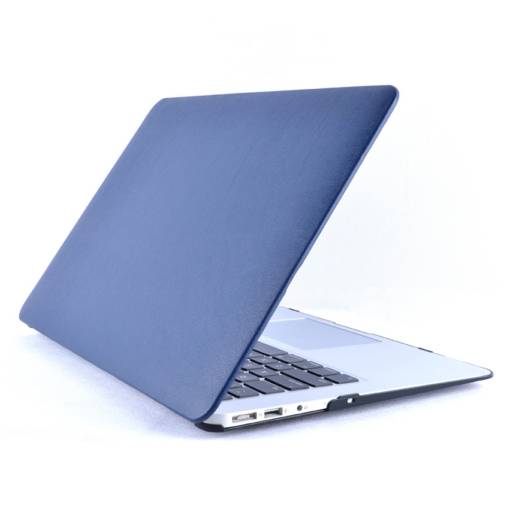 Foto - Obal z PU kůže na MacBook Air 13" - tmavě modrá