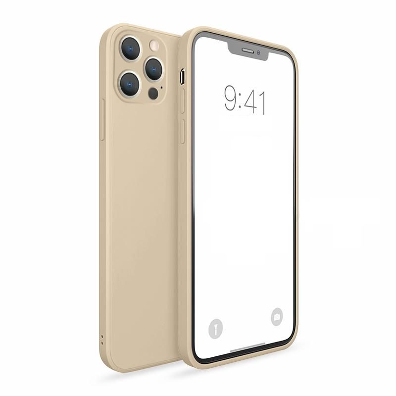 Silikonový kryt pro iPhone 13 Pro Max - Béžový