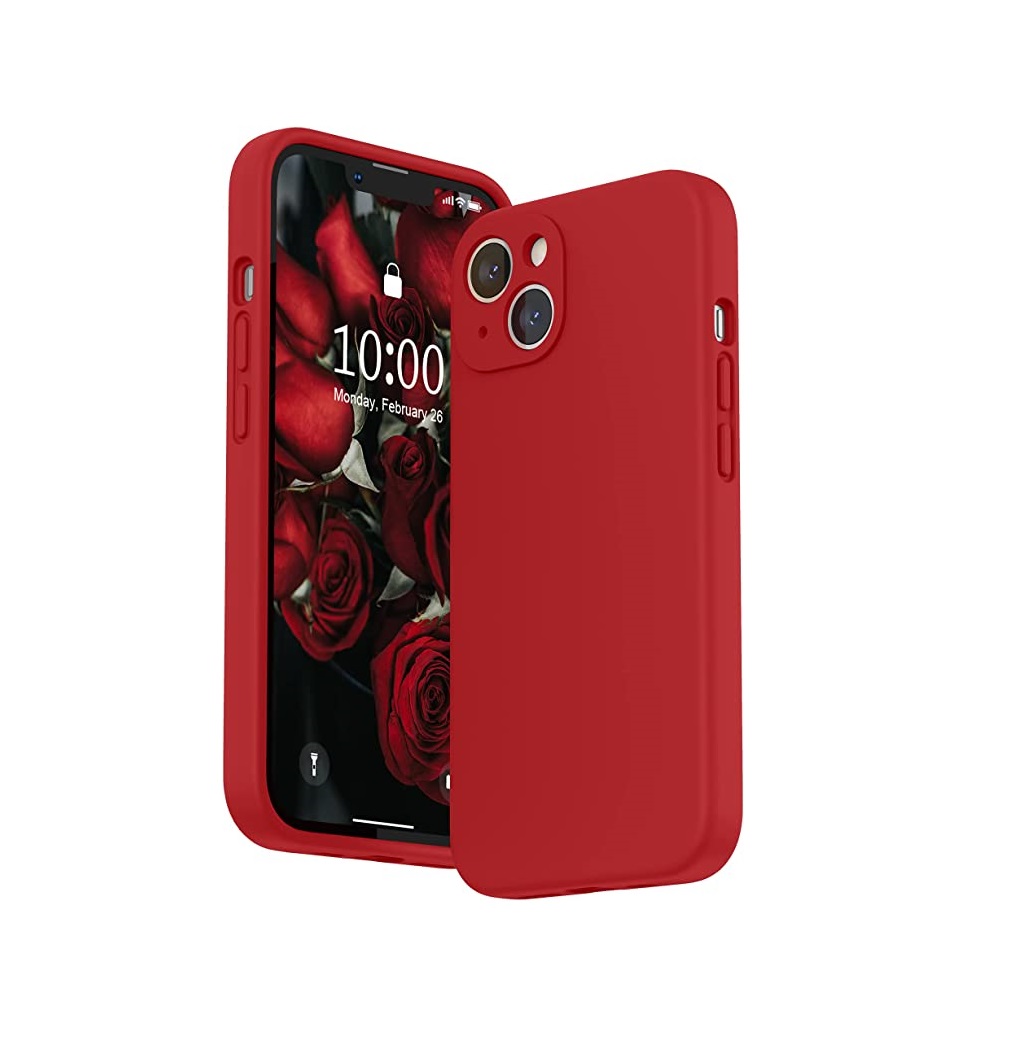 Silikonový kryt pro iPhone 13 mini - Červený