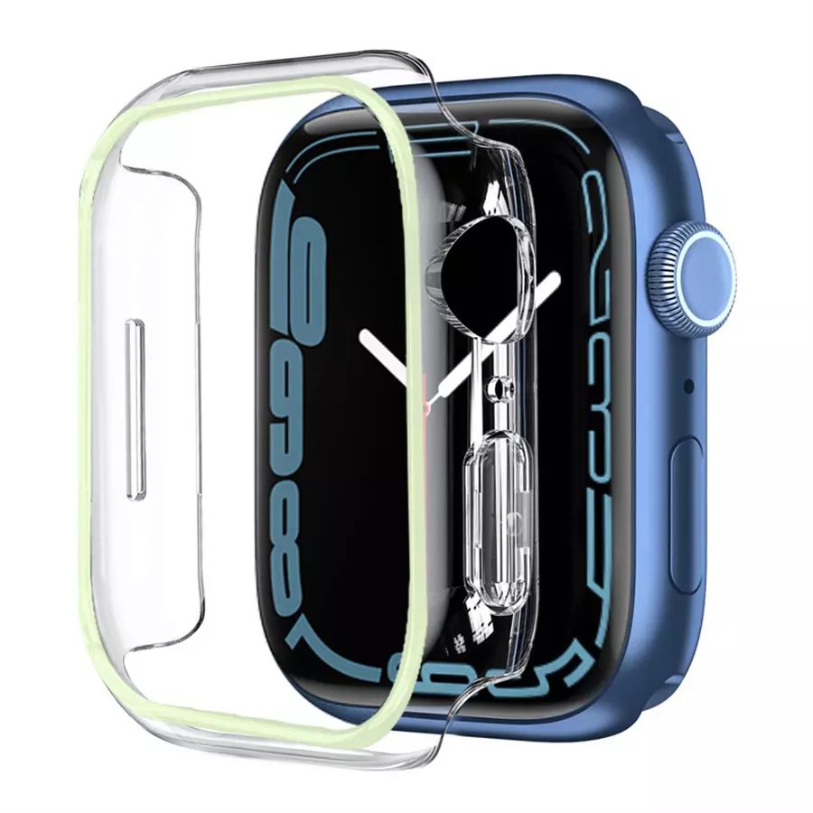 Ochranný rámeček pro Apple Watch - 40mm, svítící, žlutý