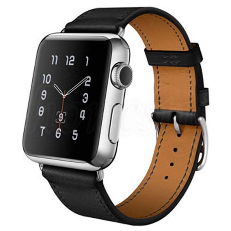 eses Kožený řemínek 38mm/40mm/41mm pro Apple Watch - S gravírováním 