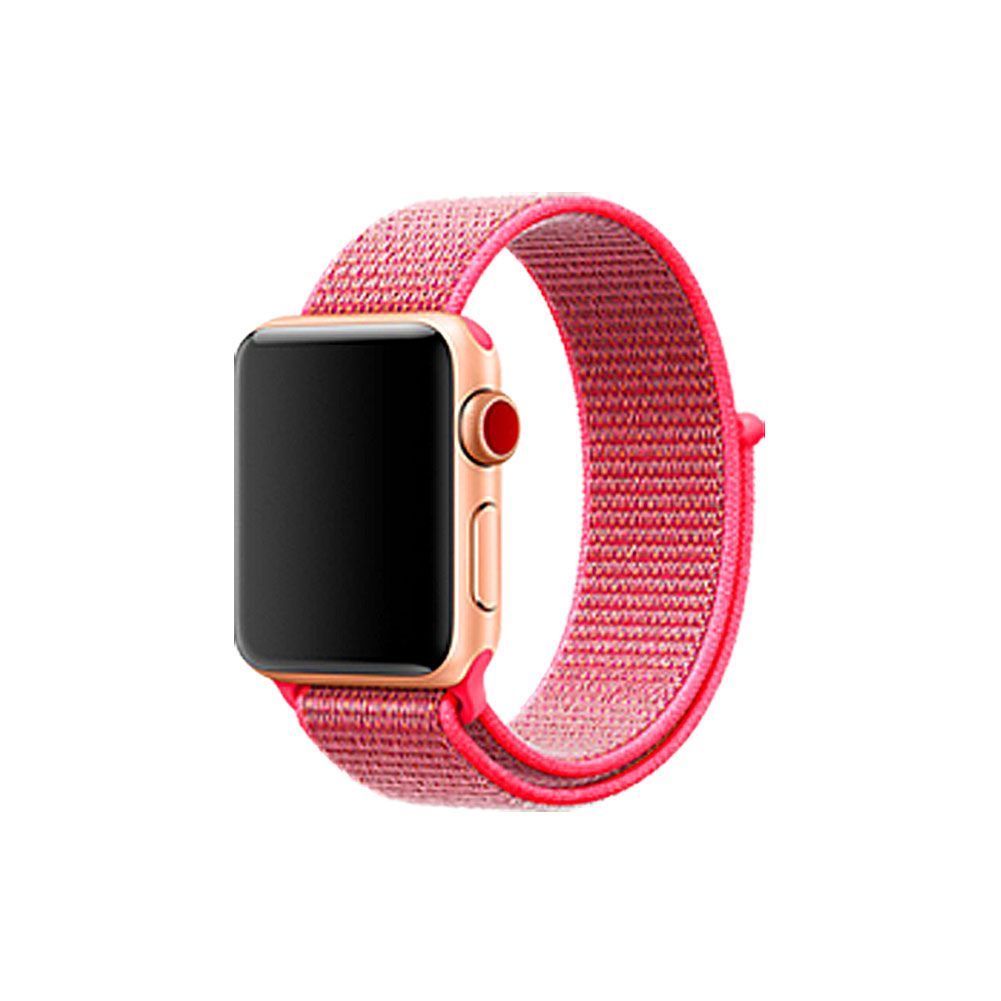 eses Nylonový řemínek pro Apple Watch - Růžový, 42mm/44mm/45mm/49mm