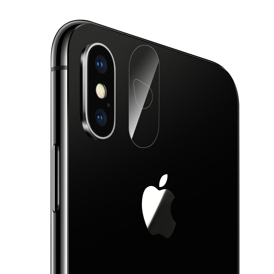 Tvrzené sklo na zadní kameru iPhone XS Max s otvorem na blesk