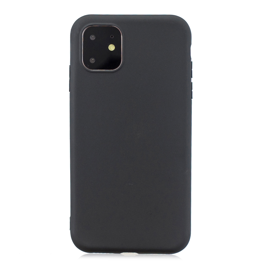 Matný silikonový obal na iPhone 11 - černá