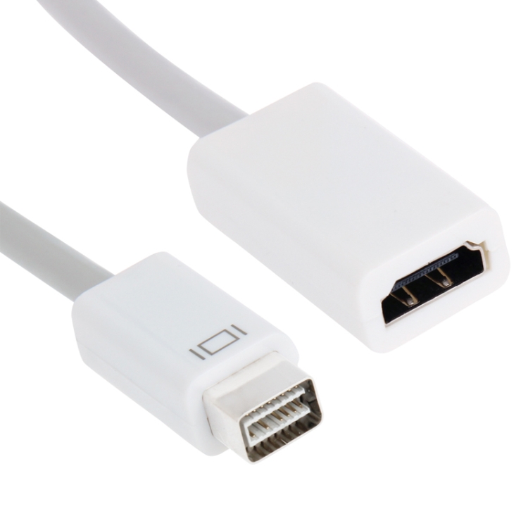 Redukce Mini DVI (samec) / HDMI (samice) - bílá