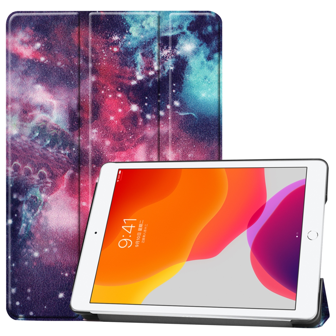 Obal Olejomalba na iPad 10.2" (2019 / 2020 / 2021) - galaxie