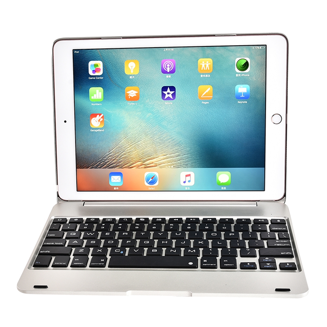 Bezdrátová klávesnice Laptop - stříbrná