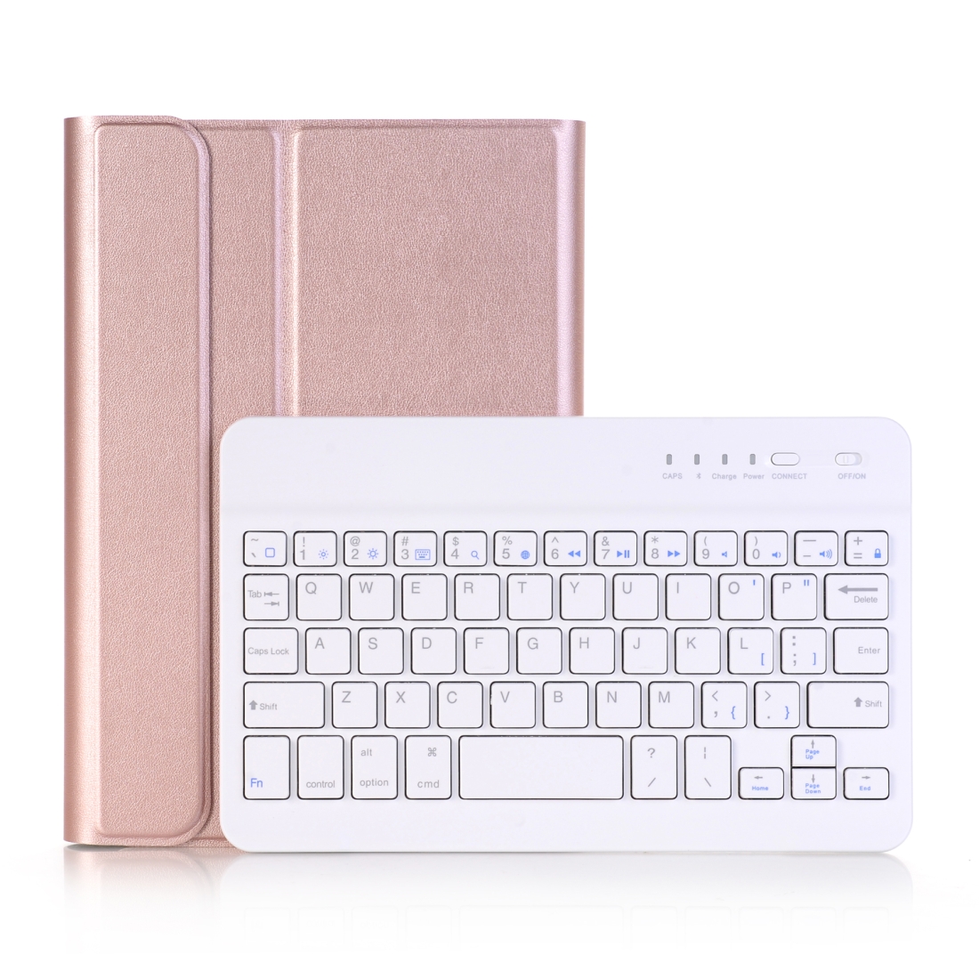Bluetooth klávesnice pro iPad mini - růžově zlatá