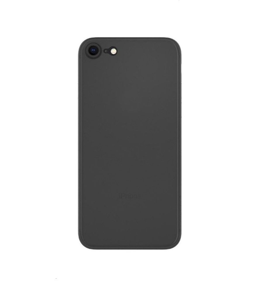 Silikonový kryt pro iPhone SE 2020, SE 2022, 7 a 8 - Černý