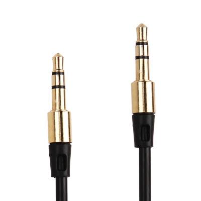 Audio kabel 1m 3.5mm jack (samec) / 3.5mm jack (samec) - černá