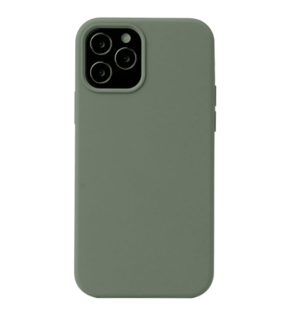 Silikonový kryt pro iPhone 12 Pro Max - Tmavě zelený