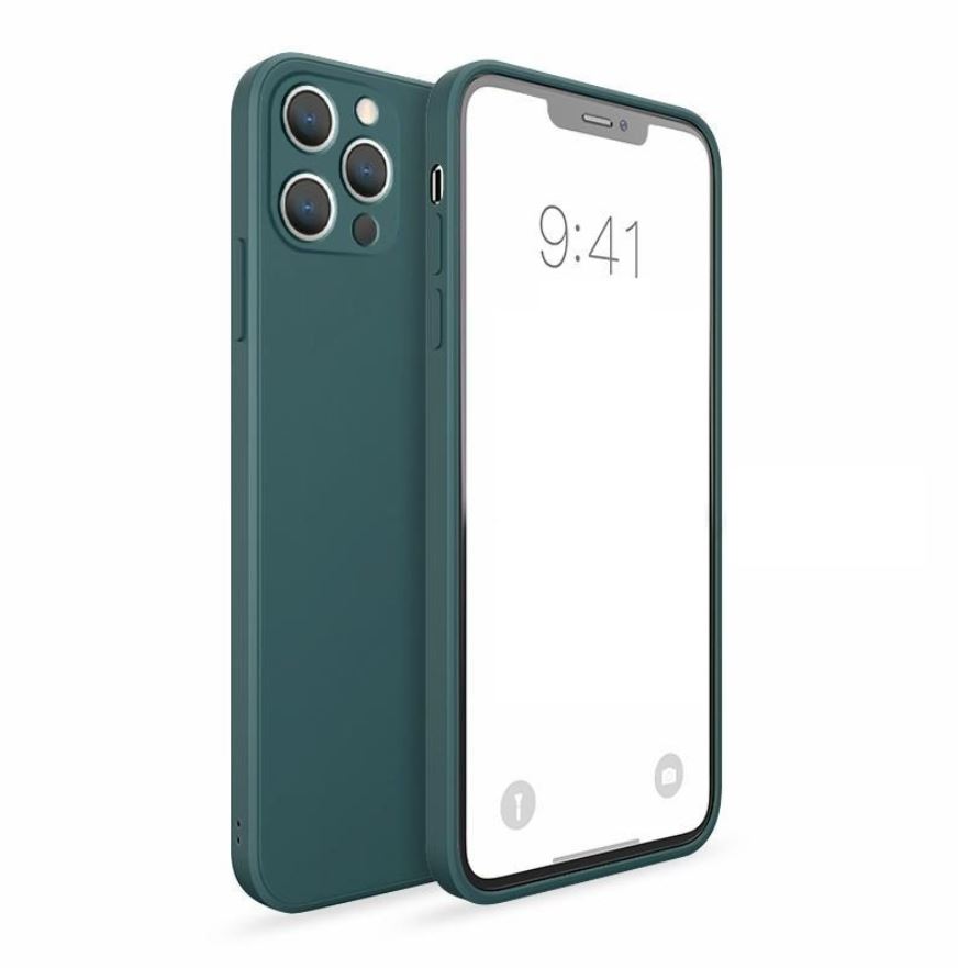 Silikonový kryt pro iPhone 11 Pro - Tmavě zelený