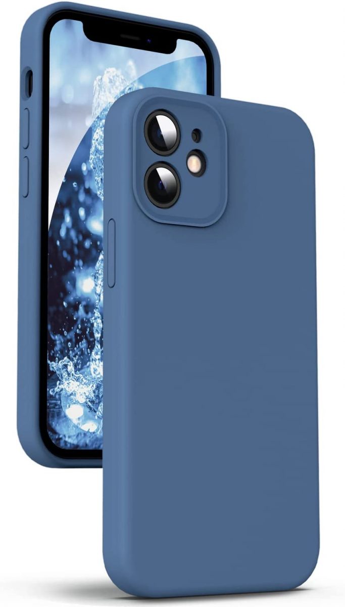 Silikonový kryt pro iPhone 12 - Modrý