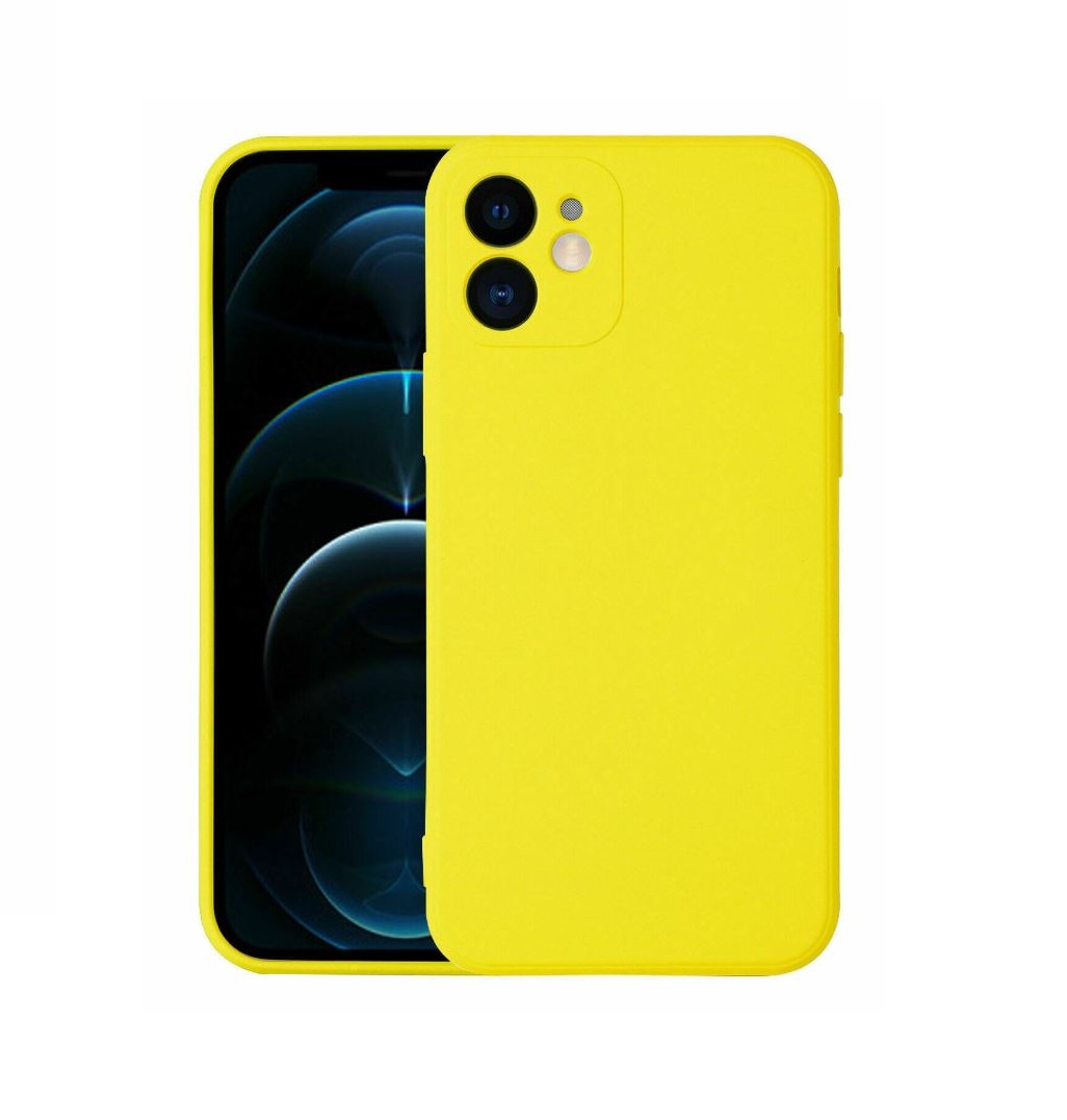 Silikonový kryt pro iPhone 11 - Žlutý