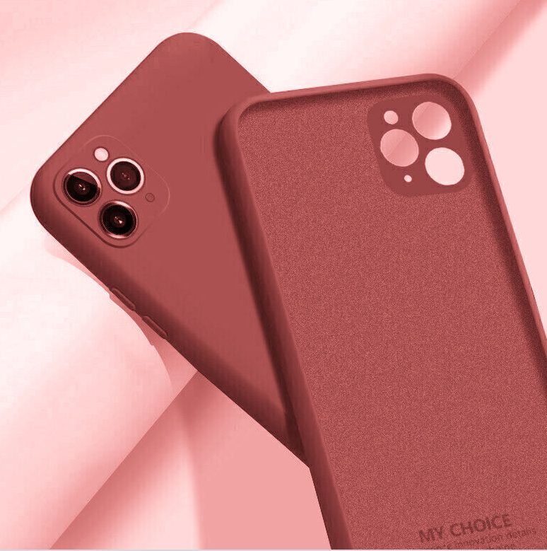 Silikonový kryt pro iPhone 11 Pro - Tmavě růžový