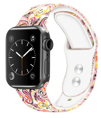 eses Silikonový řemínek pro Apple Watch - Vzorovaný, 38mm/40mm/41mm